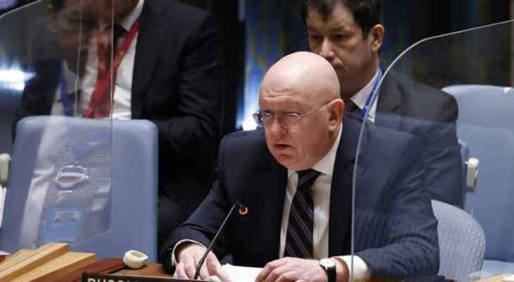المندوب روسيا لدى الأمم المتحدة: الشروط السياسية تعرقل إعادة إعمار سوريا وتتسبب بمعاناة شعبها