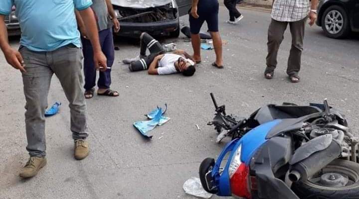 النشرة: حادث سير على الشارع العام في بلدة الخرايب