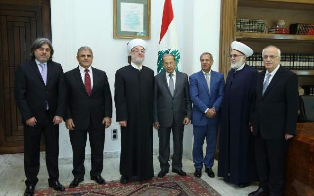 الرئيس عون يستقبل الصحناوي ووفد جمعية المشاريع الخيرية الاسلامية