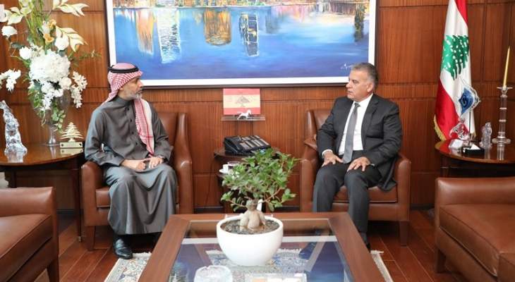 ابراهيم عرض مع القنصل السعودي المستجدات على الساحة اللبنانية