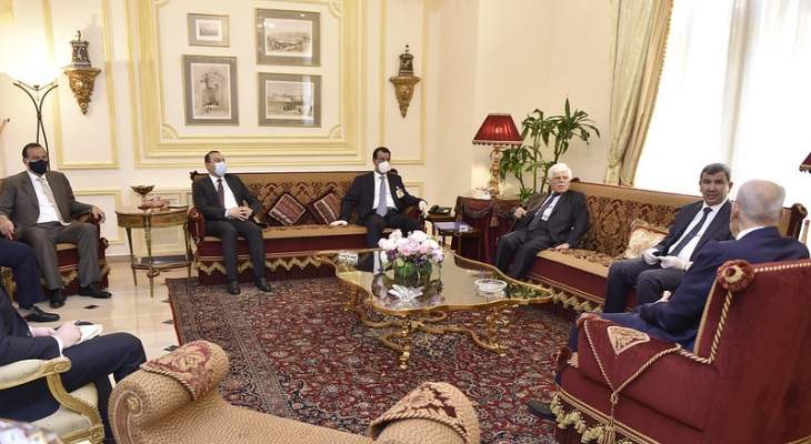 بري استقبل الوفد الوزاري العراقي والسفير التونسي والنائب منصور