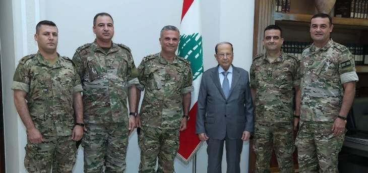 الرئيس عون استقبل مدير مركز البحوث والدراسات الاستراتيجية بالوكالة في الجيش