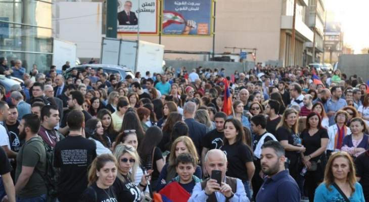  انطلاق مسيرة شعبية من برج حمود إلى انطلياس لمناسبة ذكرى الإبادة الأرمينية