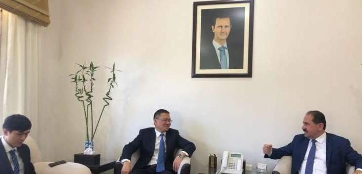 وزير النقل السوري: لتشجيع المستثمرين الصينيين على دراسة مشاريع النقل في سوريا