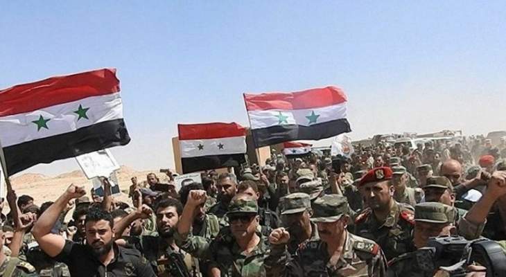 الجيش السوري التقى بالقوات العراقية عند الحدود السورية العراقية بدير الزور 