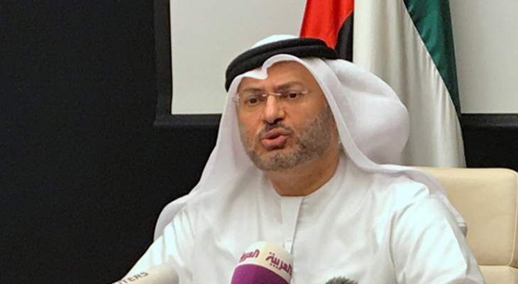 قرقاش: الإمارات ستدعم عملية إعمار العراق بـ500 مليون دولار