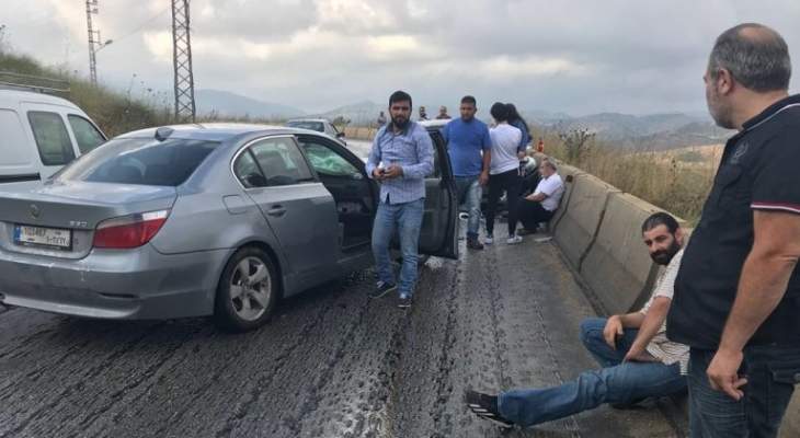 النشرة: ‏حادث سير على أتوستراد القلمون بإتجاه طرابلس 