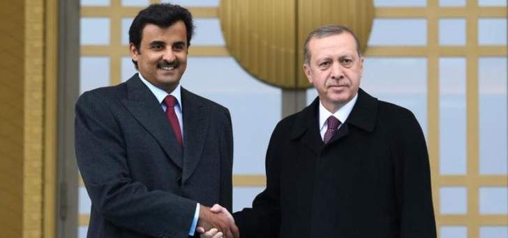 أمير قطر ونائبه ورئيس الحكومة القطرية عزوا اردوغان بضحايا حادث القطار في أنقرة