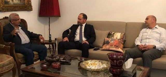 سعد التقى محافظ الجنوب وبحثا الاوضاع العامة في لبنان