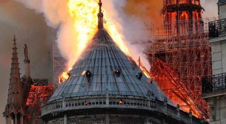 سلطات فرنسا:نحتاج إلى 4 ساعات إضافية لإخماد حريق كاتدرائية نوتردام