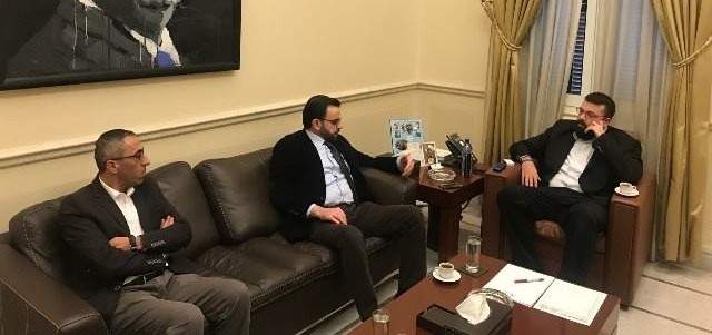 أحمد الحريري التقى بسيسو وأكد دعم "المستقبل" للقضية الفلسطينية