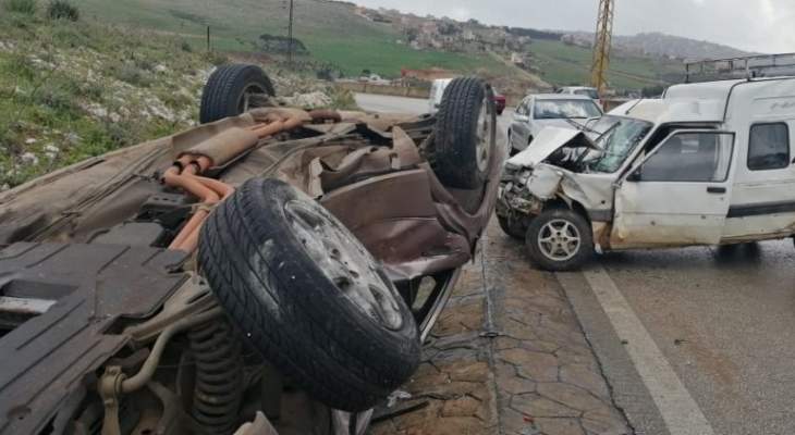 النشرة: قتيل وجريح بحادث سير على طريق عام مرجعيون الخيام
