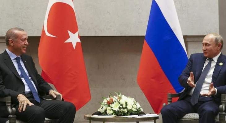 بوتين: علاقاتنا مع تركيا تتطور في عدة مجالات بينها ملف الأزمة السورية