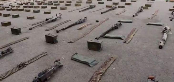 سانا: الجيش السوري عثر على أسلحة وذخائر من مخلفات داعش بريف دير الزور