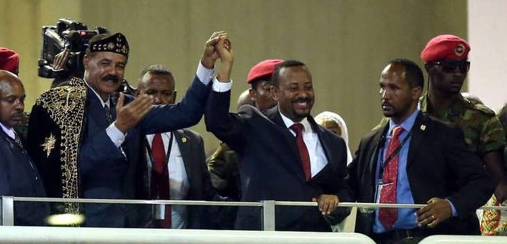 رئيس اريتريا يفتتح سفارة بلاده في العاصمة الإثيوبية أديس أبابا