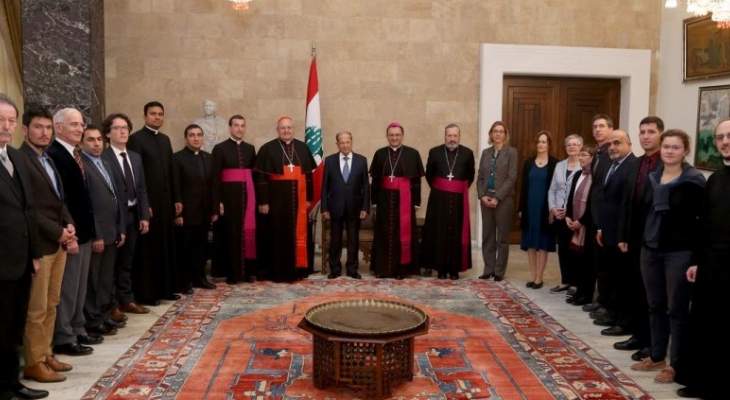 الرئيس عون استقبل رئيس مجمع الكنائس الشرقية في الفاتيكان 
