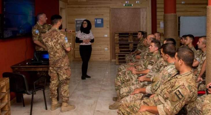 الكتيبة الايطالية تنظم دورة تدريبية لصالح ضباط وعناصر من الجيش اللبناني والإيطالي