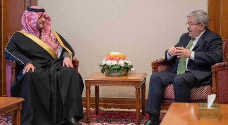 وزير داخلية السعودية التقى رئيس حكومة الجزائر واستعرضا العلاقات الثنائية