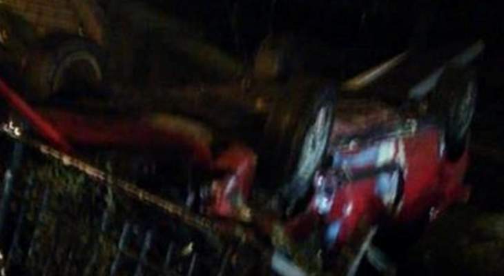 النشرة: قتيل نتيجة تدهور مركبة بالقرب من سراي زحلة باتجاه المنارة