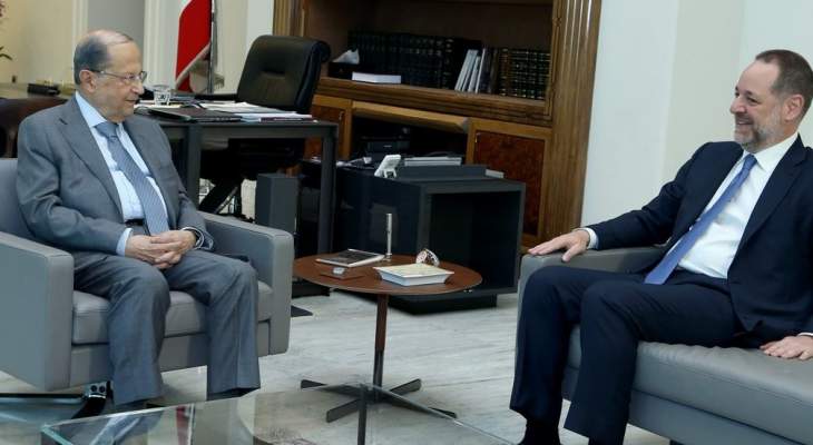 الرئيس عون التقى خير الدين وعرض معه للأوضاع العامة