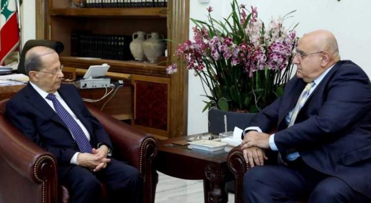  حمدان زار الرئيس عون وبحث معه  في موضوع النازحين السوريين 