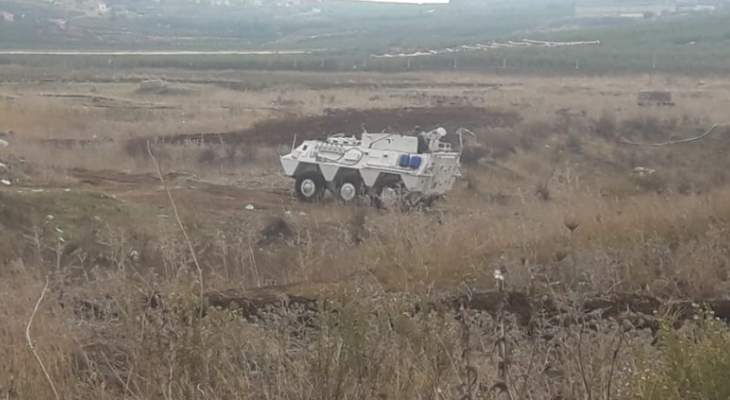 النشرة: دورية اسرائيلية تفقدت الطريق العسكري ما بين بوابة فاطمة ومعسكر البلانة