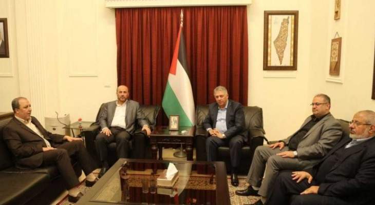 وفد من حماس التقى دبّور: لتعزيز وتفعيل العمل الوطني المشترك في لبنان