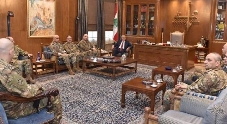 بري التقى قائد الجيش والسفير الايطالي ومنسق الأمم المتحدة في لبنان