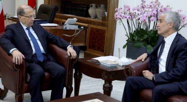 الرئيس عون استقبل سفير الجزائر في لبنان أحمد بوزيان
