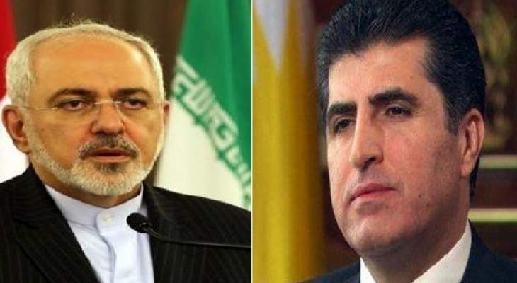 وزير خارجية إيران وجه برقية تعزية بوفاة شقيق نيجيرفان البازاني
