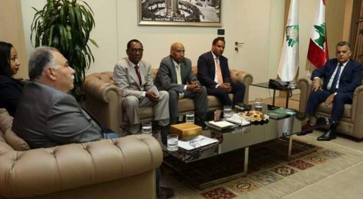 إبراهيم التقى وزير الشؤون الاثيوبي وبحث معه قضايا تتعلّق بالعمّال المهاجرين