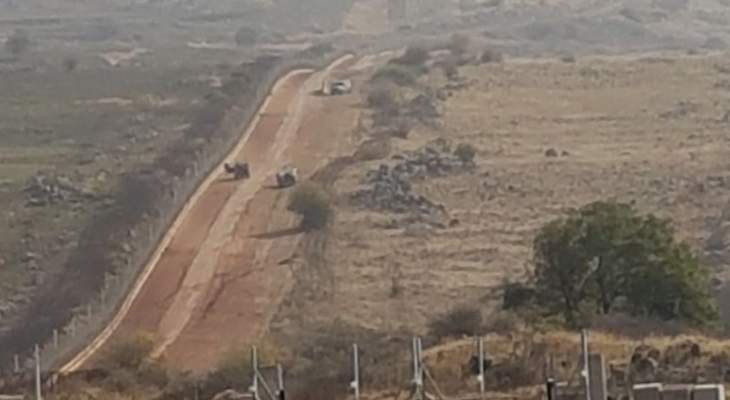 النشرة: قوة اسرائيلية تفقدت السياج الحدودي مقابل منتزهات الوزاني 