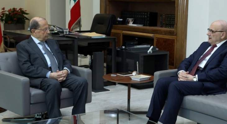 الرئيس عون اطلع من الأمين العام للمجلس الاعلى اللبناني السوري على عمل الامانة العامة