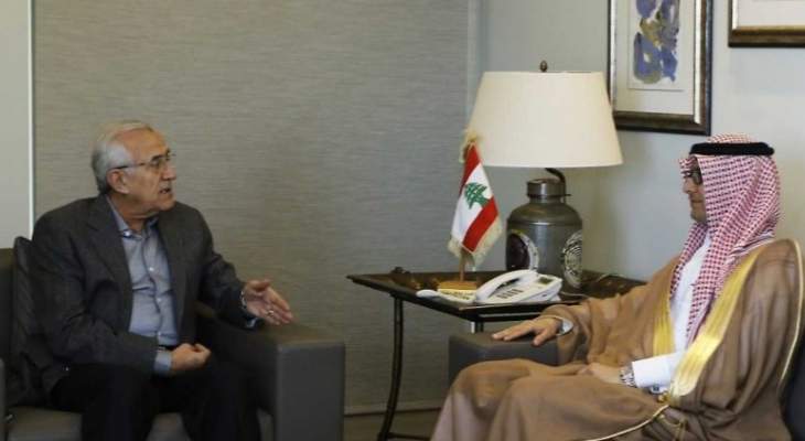 سليمان استقبل البخاري: لتحسين العلاقات مع العرب وتحصين لبنان