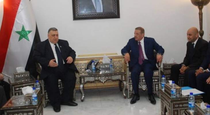 صباغ أكد ضرورة الإرتقاء بالعلاقات السورية- الأردنية بما يصب في مصلحة البلدين