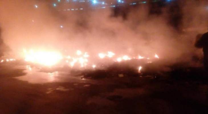 الدفاع المدني: إخماد حريق أكوام من النفايات في زوق مصبح بكسروان