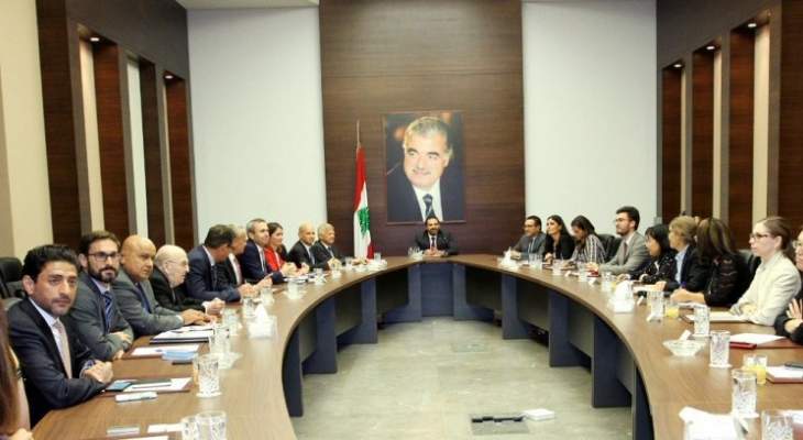 ممثلون عن مجموعة الدعم الدولية التقوا الحريري وأكدوا أهمية استقرار لبنان الإقتصادي