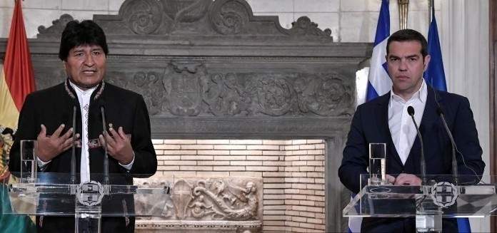 رئيس بوليفيا ورئيس حكومة اليونان دعَوا إلى حل دبلوماسي في فنزويلا