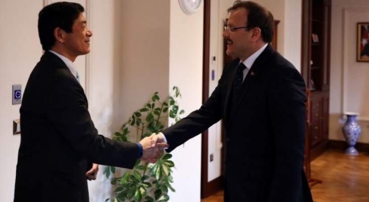 نائب رئيس الوزراء التركي بحث مع السفير الياباني سبل تطوير العلاقات الثنائية