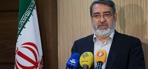 وزير داخلية ايران: توفير الامن للمواطنين بمقدم اولوياتنا بالعام الجديد