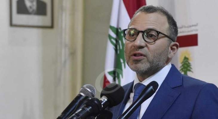  باسيل: من صالحنا اعادة العلاقات مع سوريا لانها الجار الوحيد للبنان