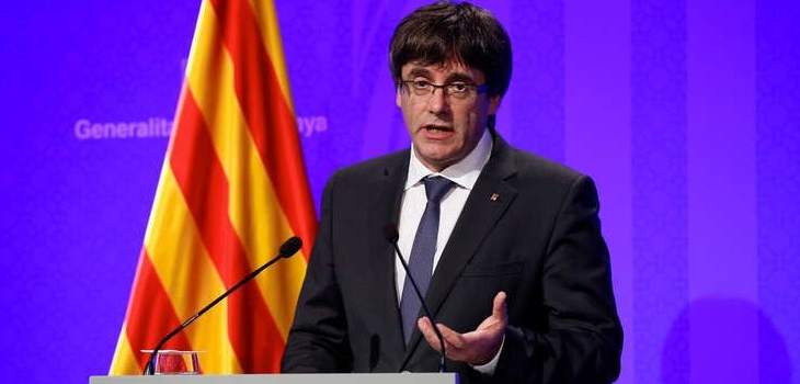 رويترز:رئيس كتالونيا يلغي خطابه الذي كان ينتظر أن يعلن فيه حلّ البرلمان