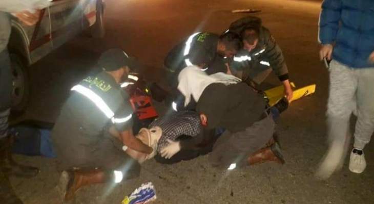 الدفاع المدني: جريح نتيجة حادث صدم في قصقص - بيروت