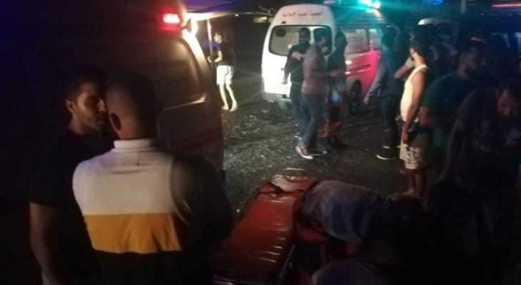 4 جرحى في حادث سير عند الملعب البلدي لمدينة صيدا