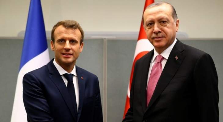 الإليزيه:ماكرون وأردوغان سيبحثان بملف سوريا وفلسطين ومسألة حقوق الإنسان