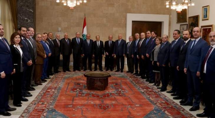 الرئيس عون استقبل النقيب الجديد للمحامين في طرابلس مع وفد من النقباء