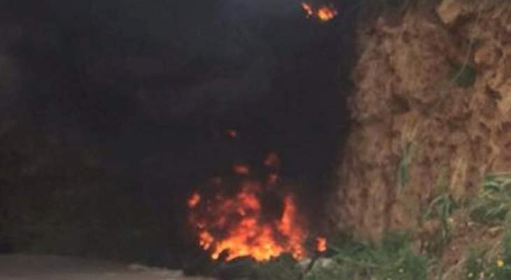 الدفاع المدني: إخماد حريق إطارات وحقل من القصب في مستيتا - جبيل