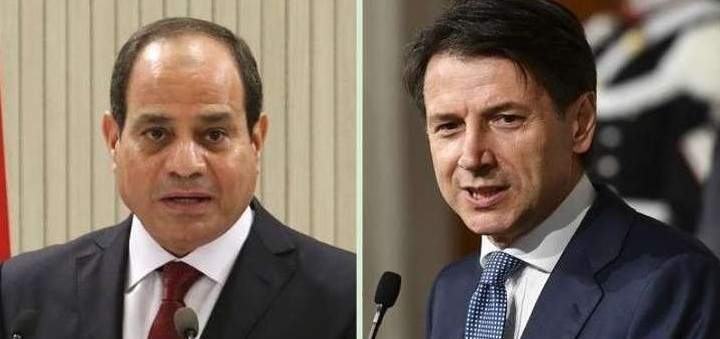 السيسي أكد لكونتي دعم مصر للجهود الرامية إلى التوصل لتسوية سياسية لأزمة ليبيا