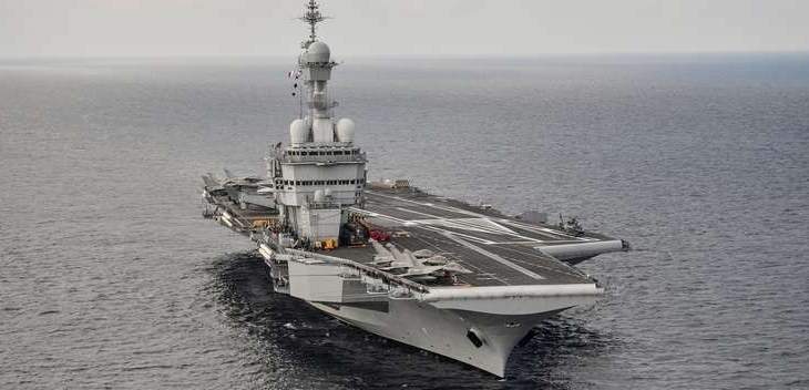 حاملة طائرات "شارل ديغول" الفرنسية تتوجه إلى المتوسط لمحاربة "داعش"