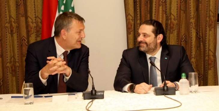 الحريري عرض مع لارازيني للدعم الذي تقدمه الأمم المتحدة للأولويات الوطنية للبنان